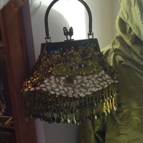 Vintage beaded purse - Picture 4 of 5